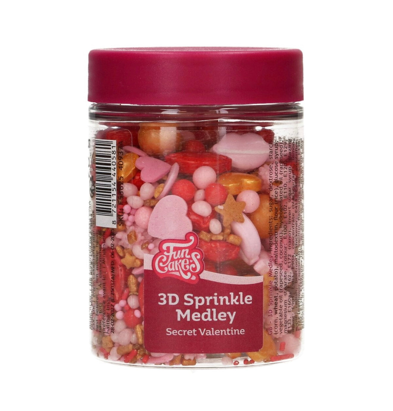 Funcakes 3D Medley „Secret Valentine“ 70 g