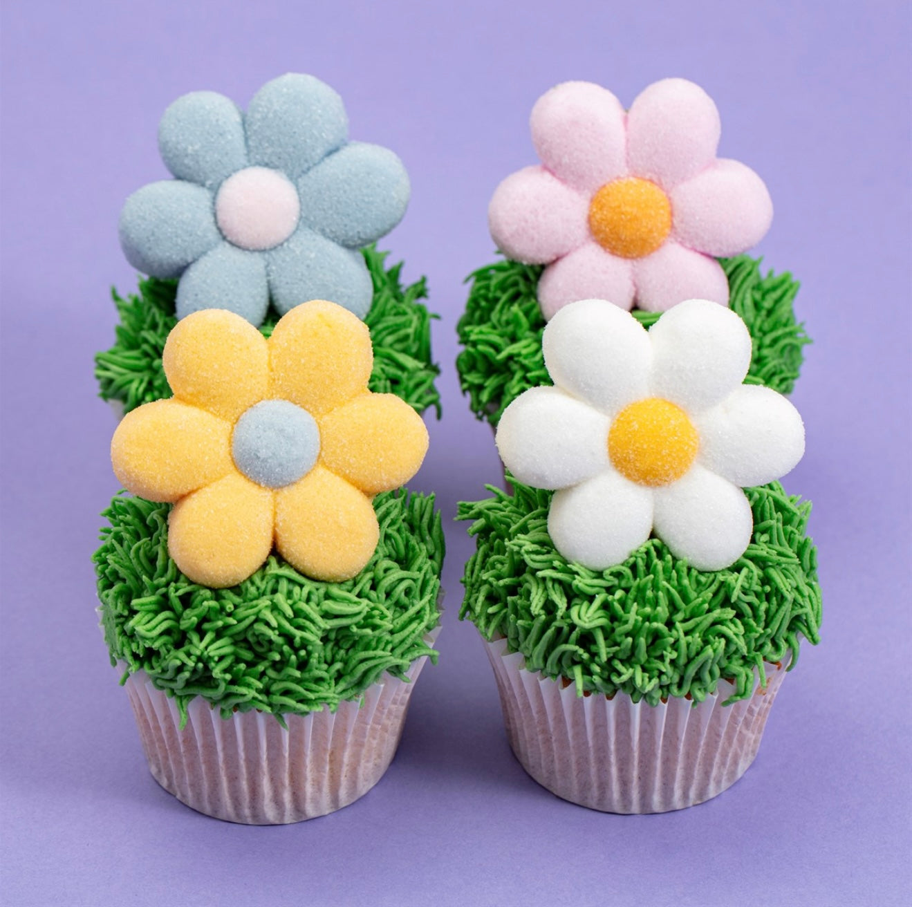 Mallows Marshmallow Treats Pastell Blumen 12 Stk