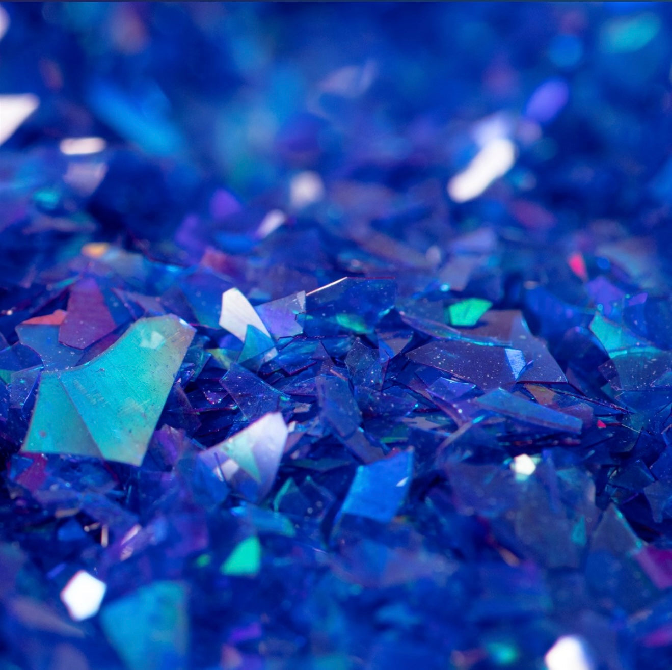Magic Sparkles essbare irisierende Glitter Flakes / Blue Sapphire 3 g