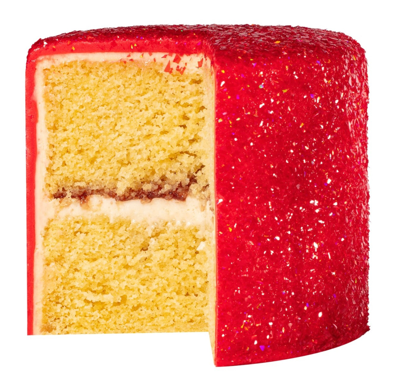 Magic Sparkles essbare irisierende Glitter Flakes / Red Ruby 3 g