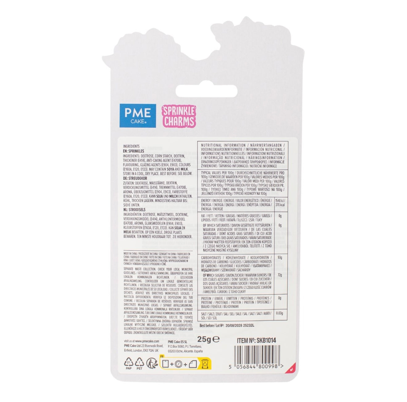 PME Pastellblumem Streusel 25 g