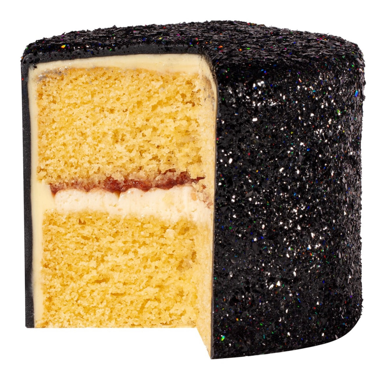 Magic Sparkles essbare irisierende Glitter Flakes / Black Onyx 3 g