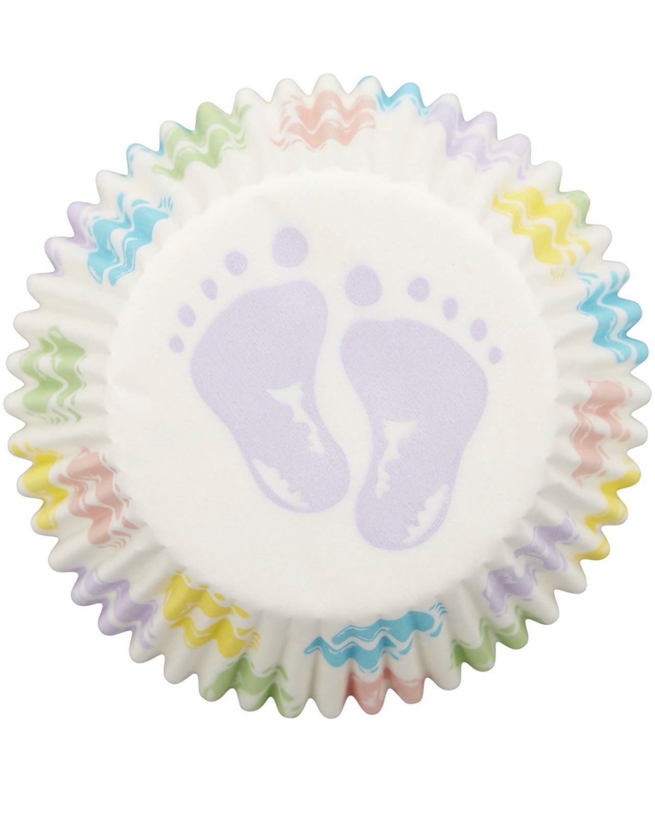 Wilton Papierbackförmchen Babyfüsse