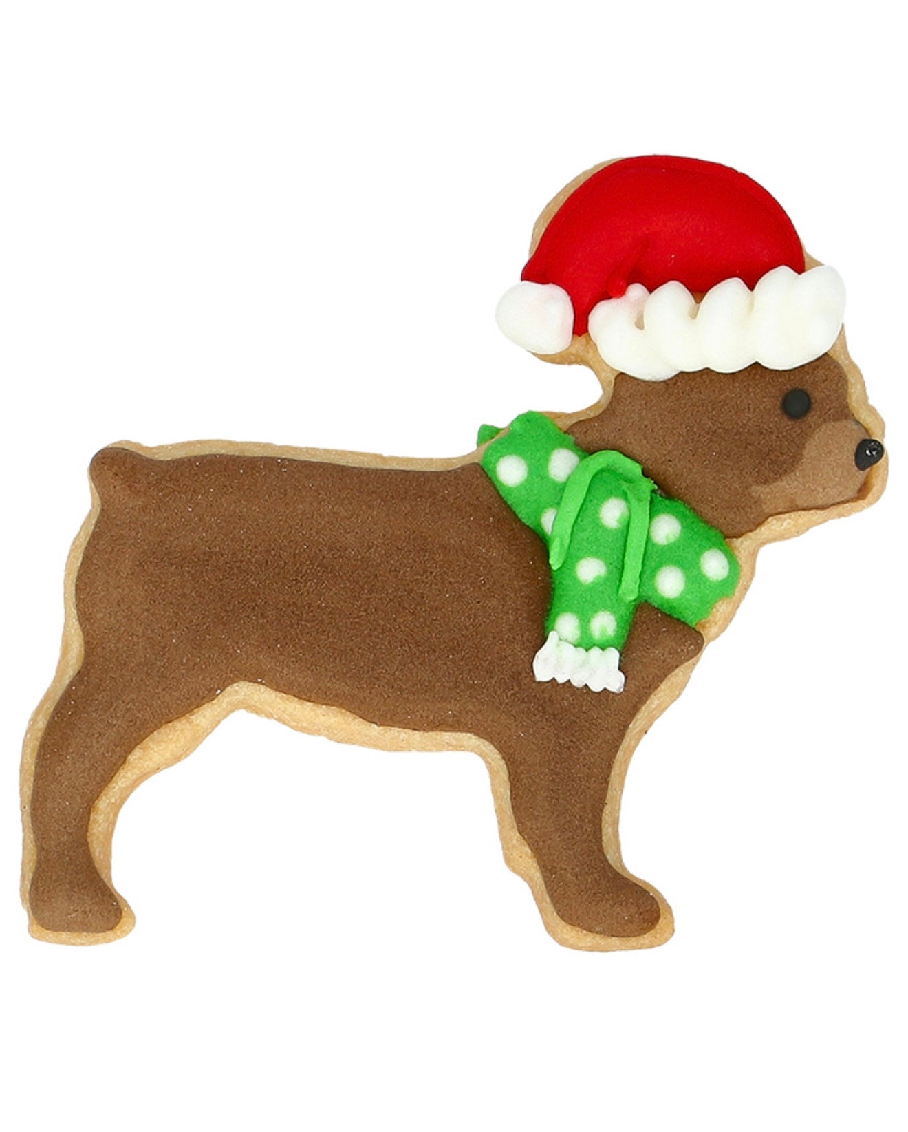 Ausstechform Weihnachts-Bulldogge