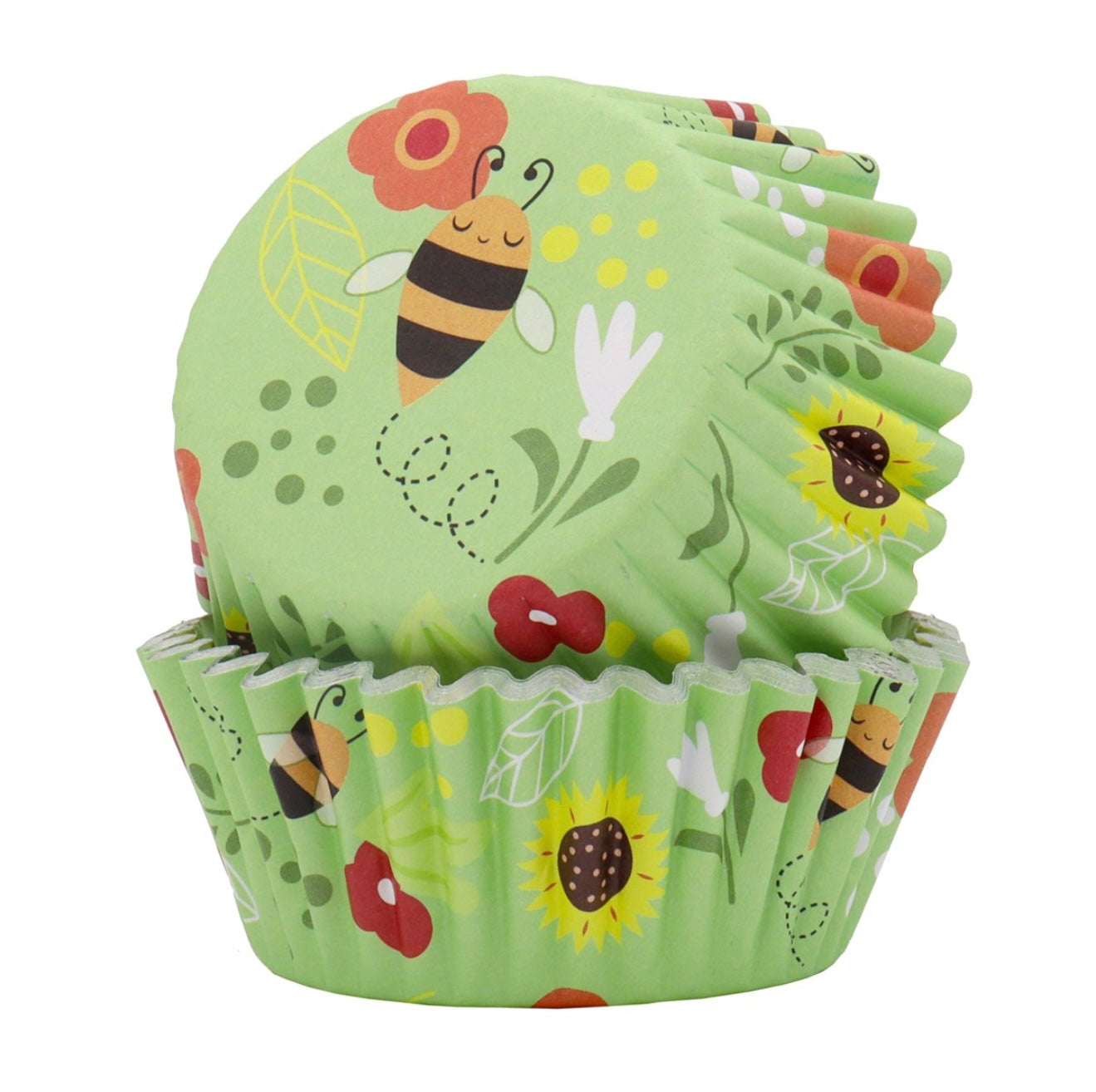 PME folienbeschichtete Cupcake Backförmchen Biene 30Stk