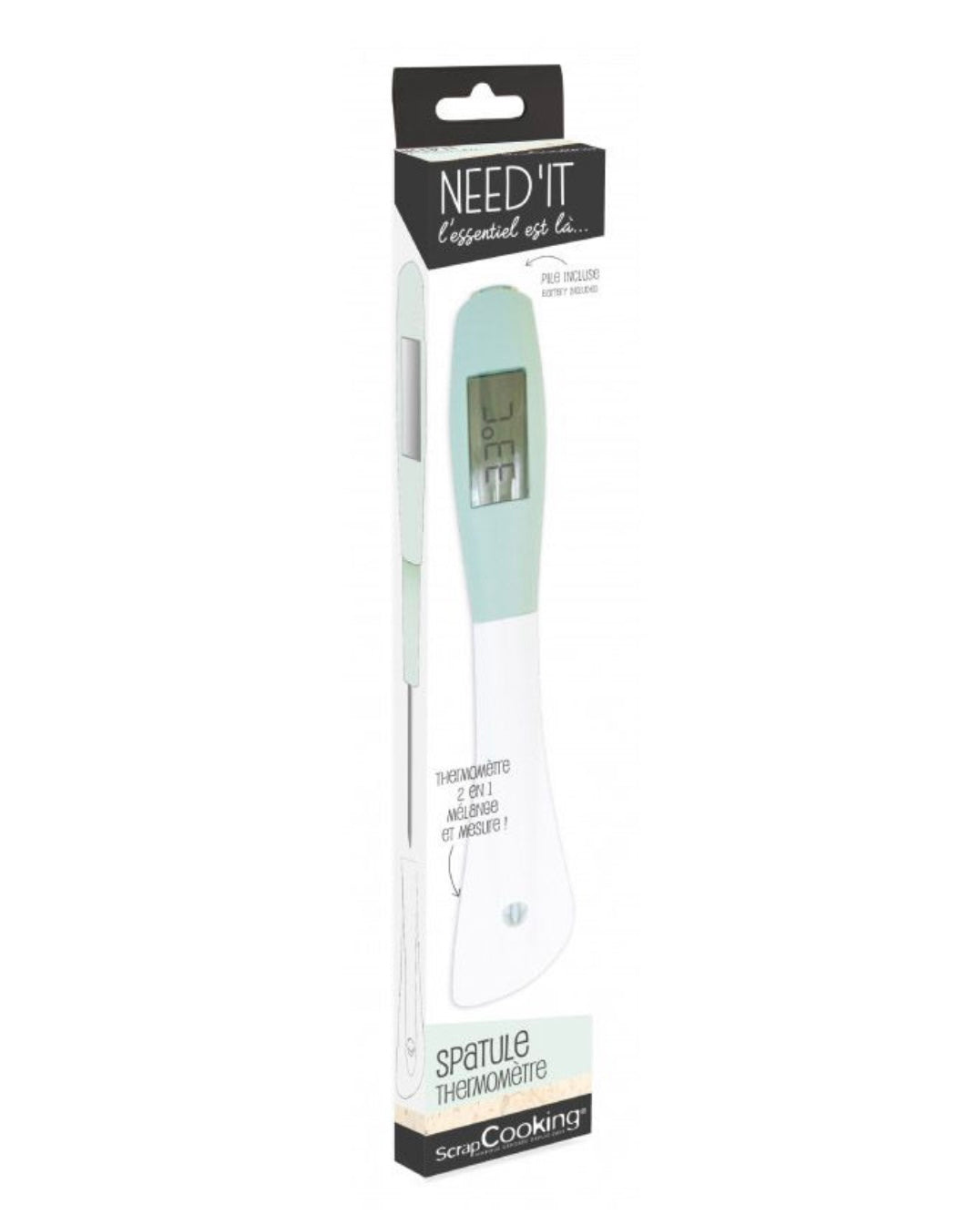 Scrapcooking Thermometer Spatel