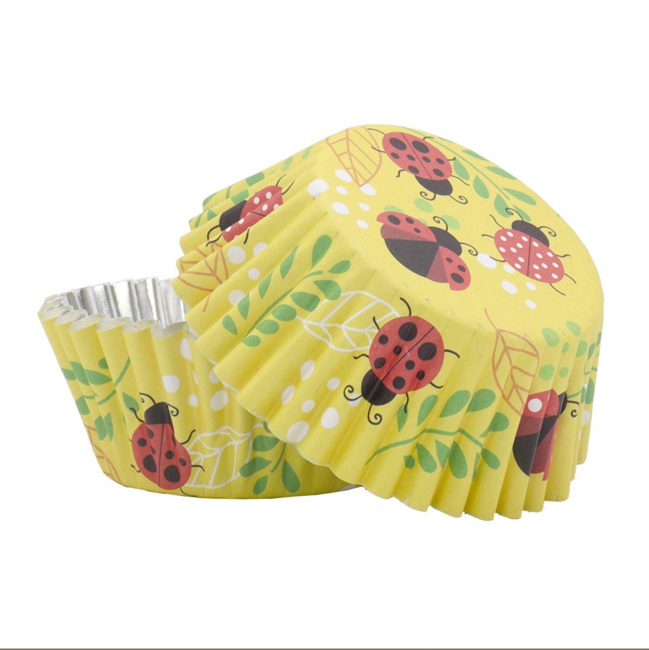 PME folienbeschichtete Cupcake Backförmchen Marienkäfer 30Stk