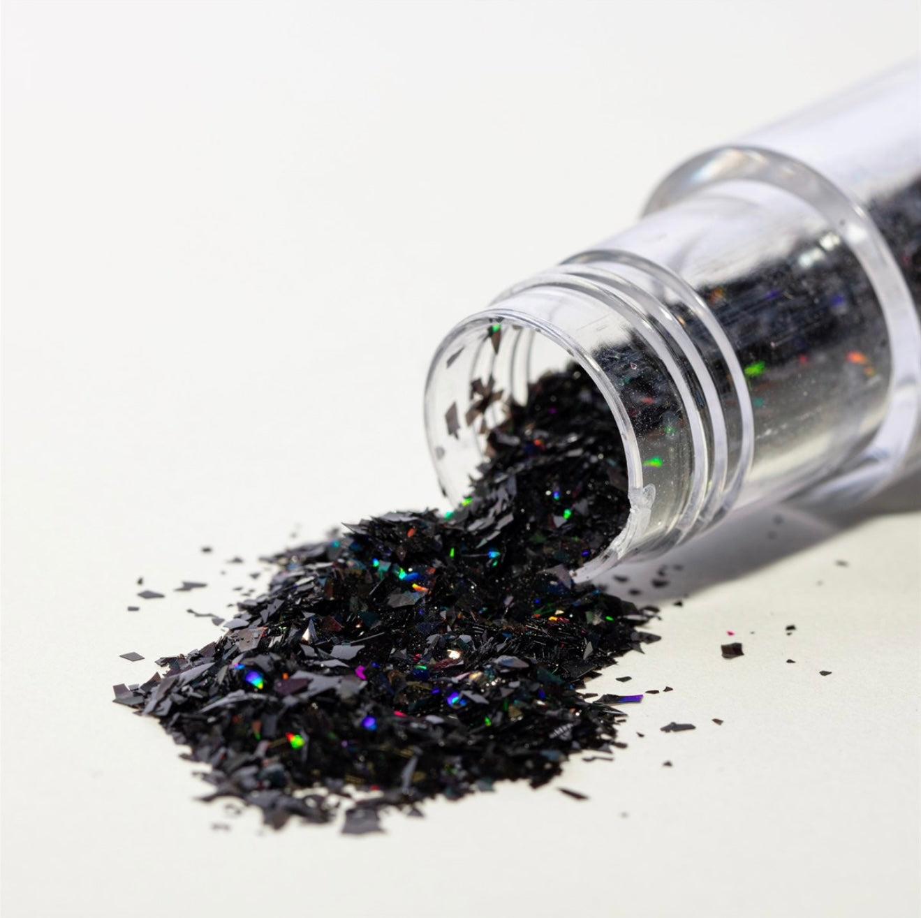 Magic Sparkles essbare irisierende Glitter Flakes / Black Onyx 3 g