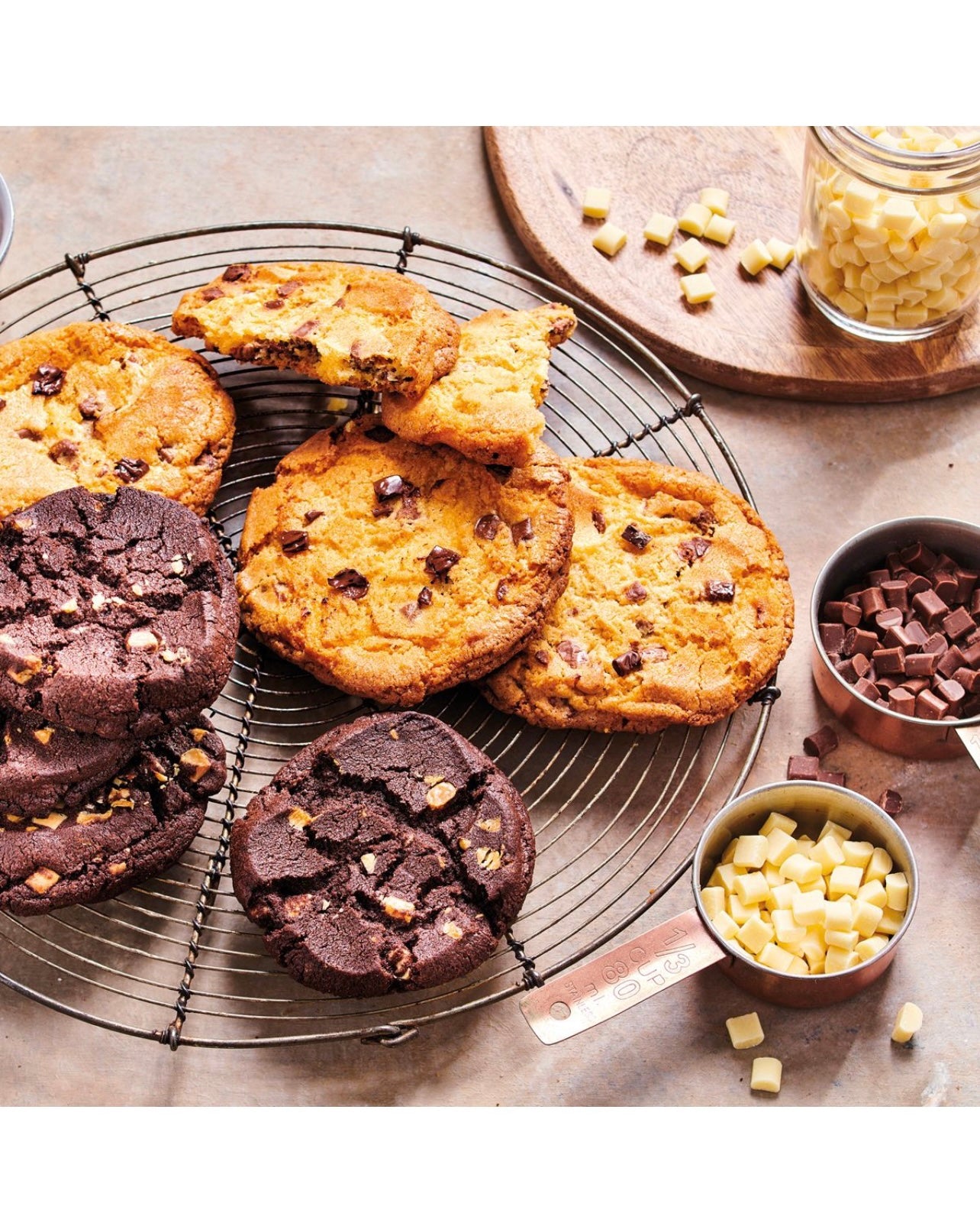 Funcakes Choclate Chunks white 350 g