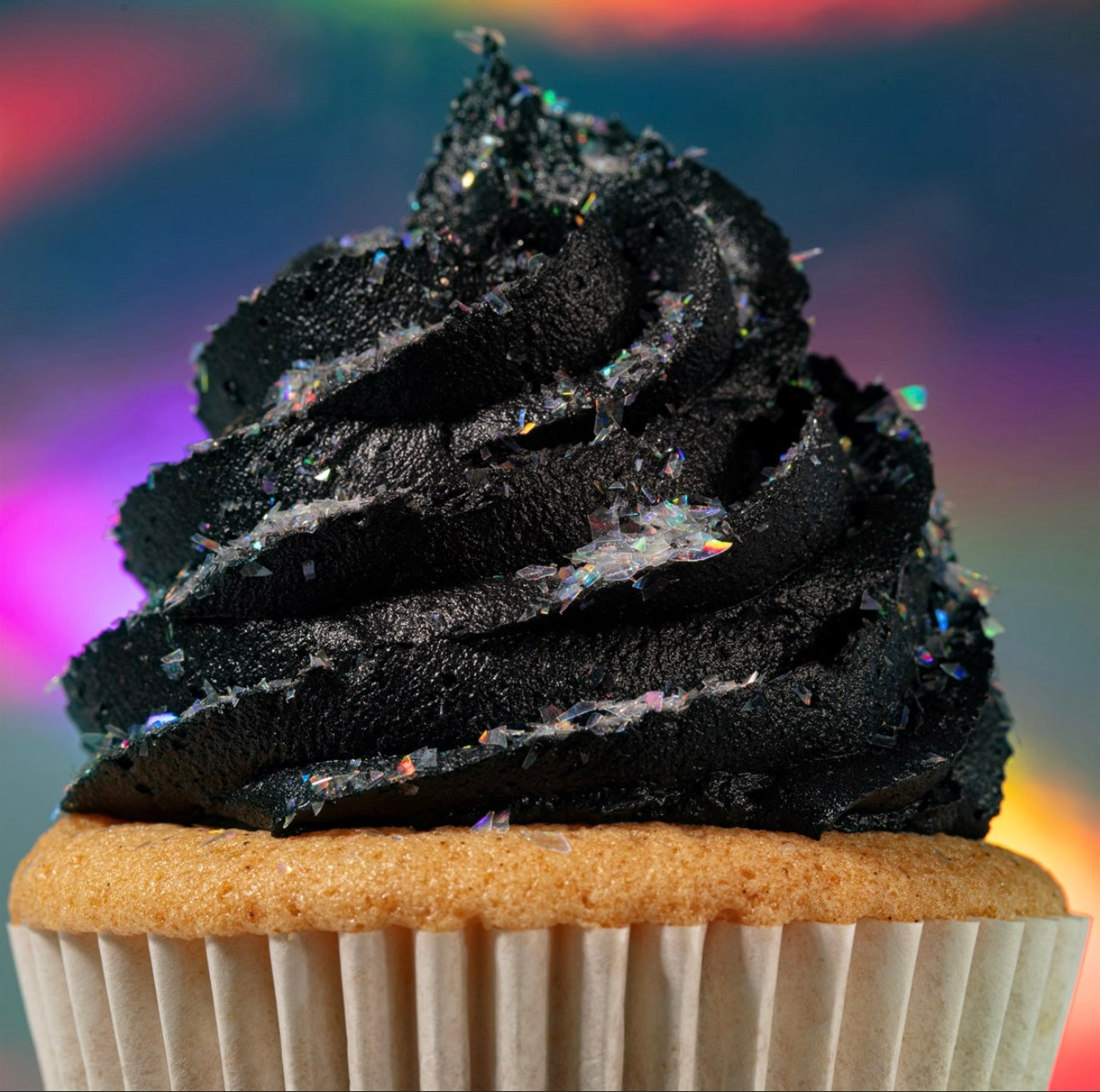 Magic Sparkles essbare irisierende Glitter Flakes / White Crystal 3g