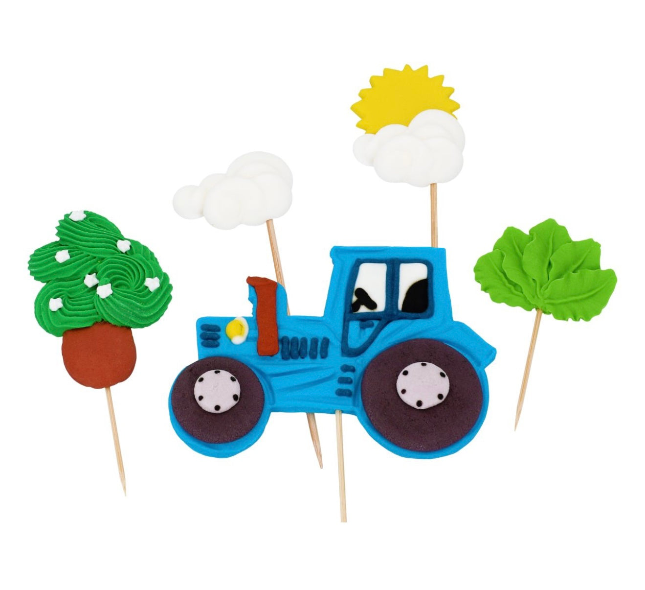 Cake Masters Zuckerdekor Set Traktor 5-teilig