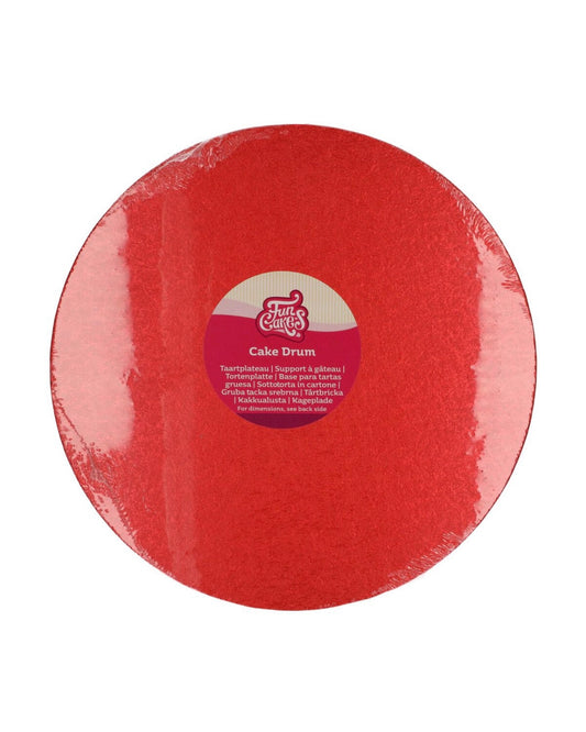 Funcakes Cake Drum rot 30 cm