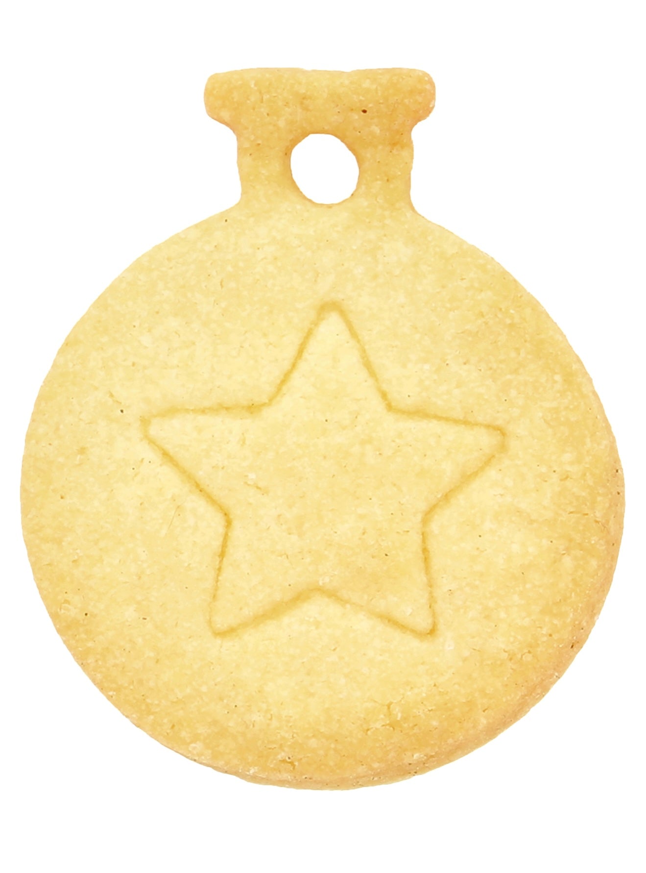 Ausstechform Christbaumkugel mit Stern