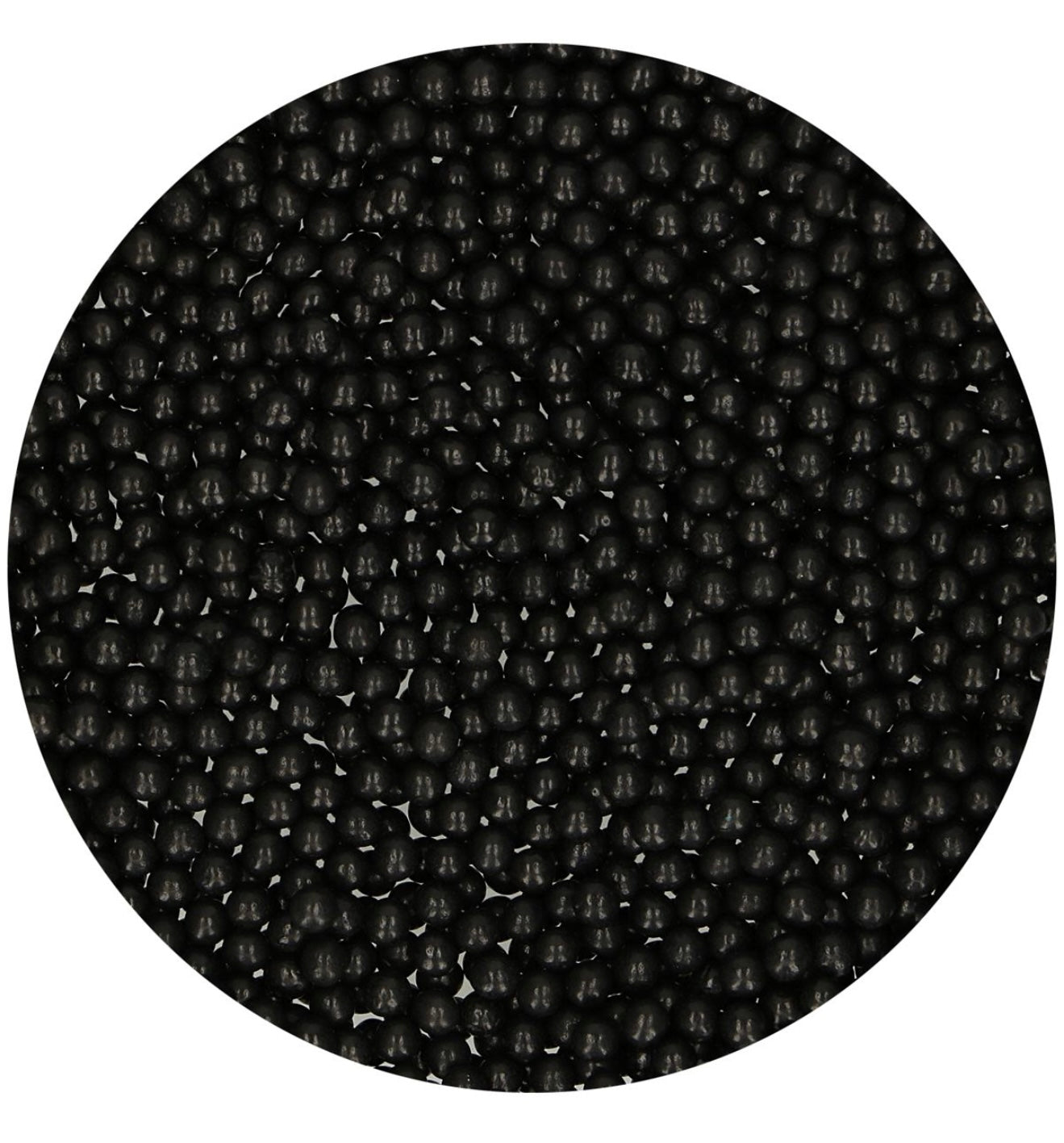 Funcakes Zuckerperlen schwarz 80 g