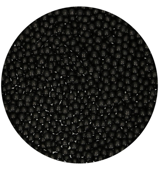Funcakes Zuckerperlen schwarz 80 g