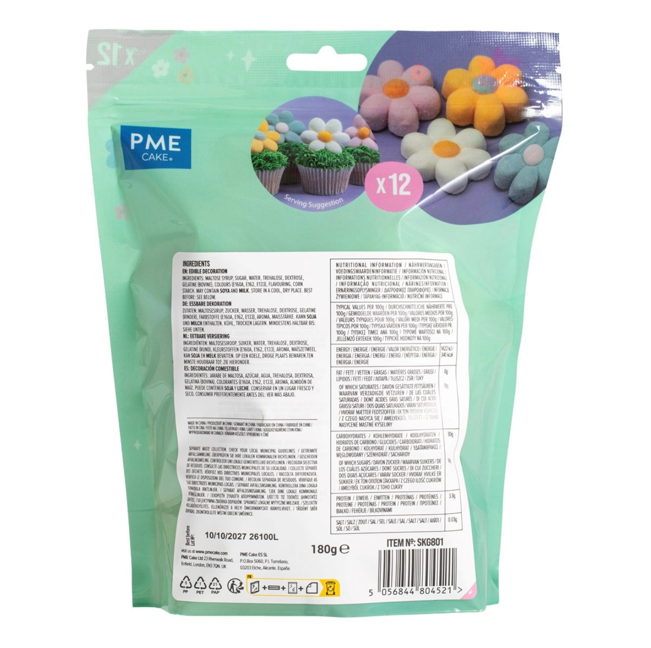 Mallows Marshmallow Treats Pastell Blumen 12 Stk