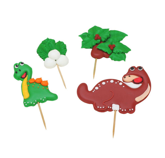 Cake Masters Zuckerdekor Set Dinosaurier 4-teilig