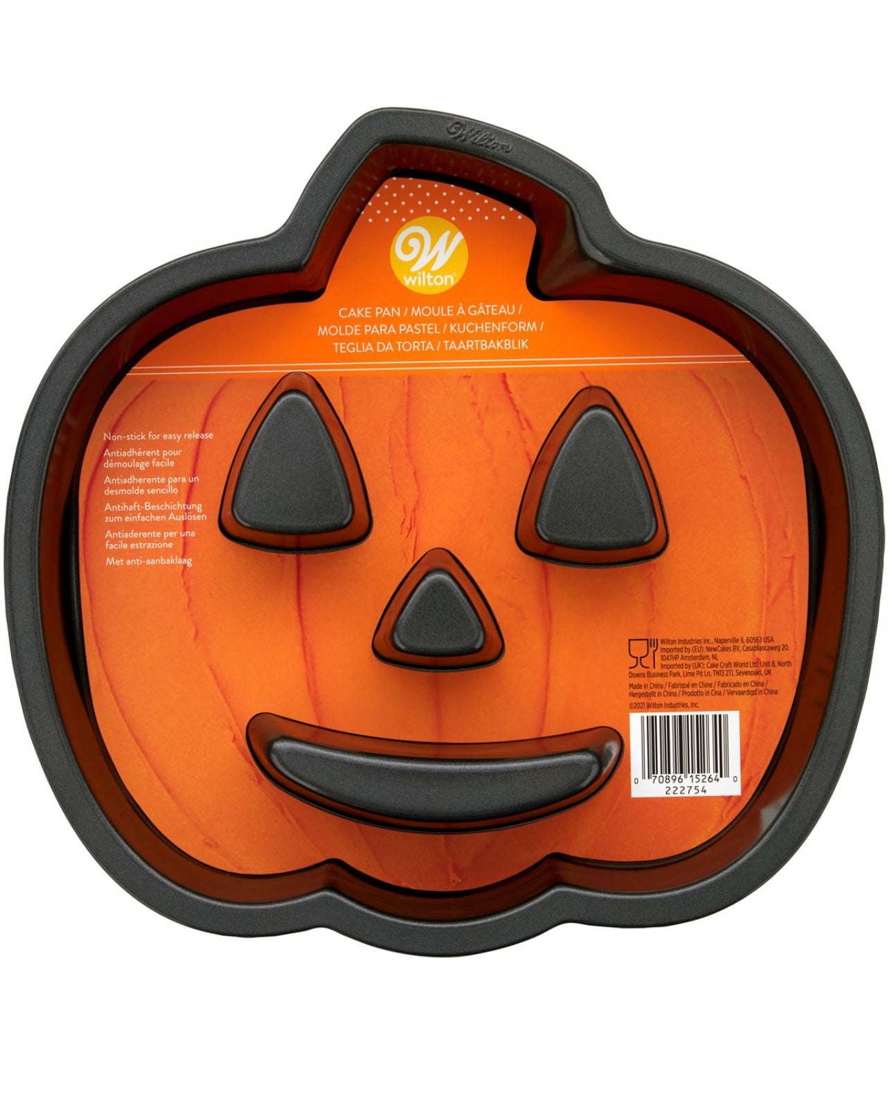 Wilton Jack o Lantern Backform
