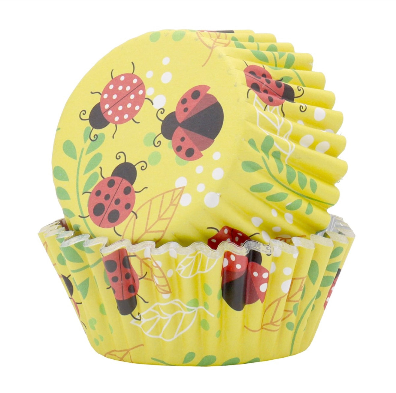 PME folienbeschichtete Cupcake Backförmchen Marienkäfer 30Stk
