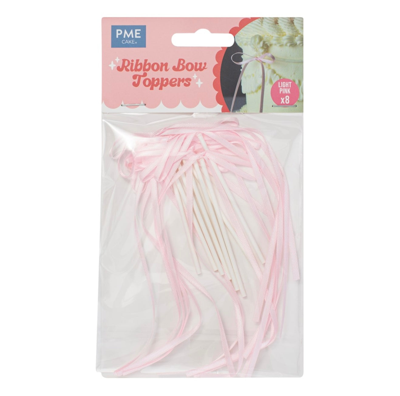 Schleifen Tortendeko rosa