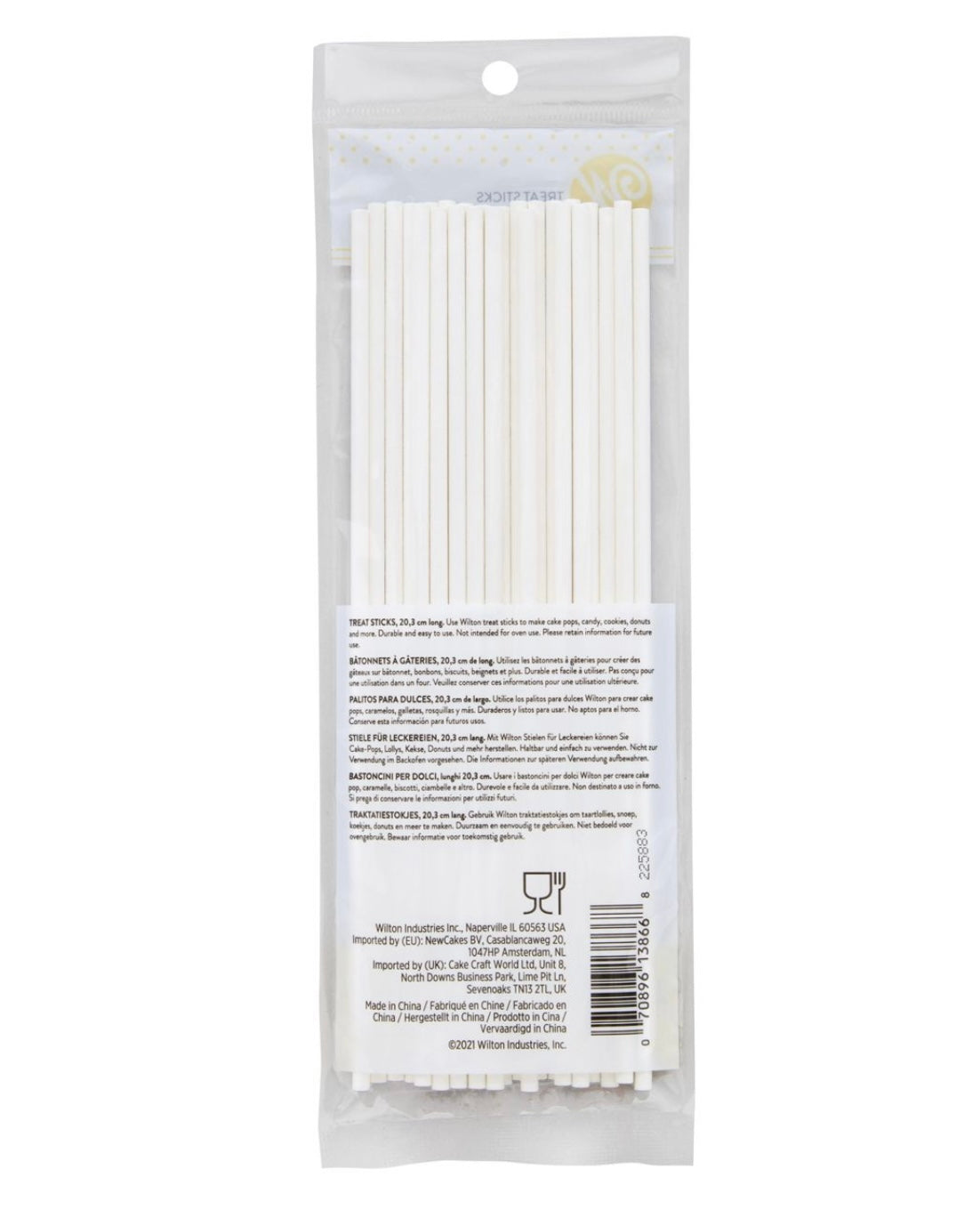 Wilton Lollipop / Cakepop Stiele 20 cm