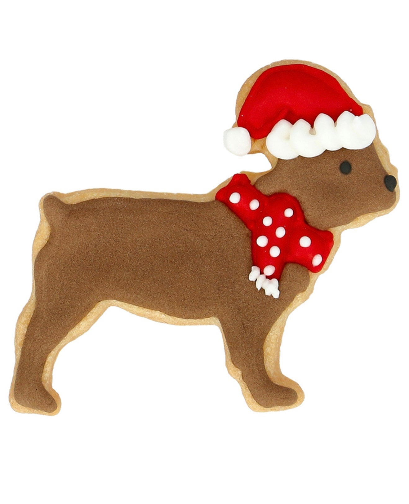 Ausstechform Weihnachts-Bulldogge
