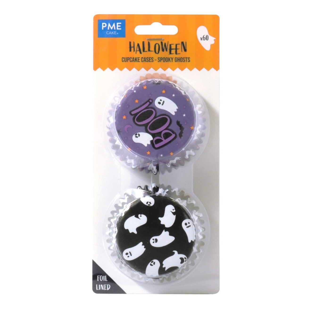 PME Halloween folienbeschichtete Cupcake Förmchen „Spukende Geister“