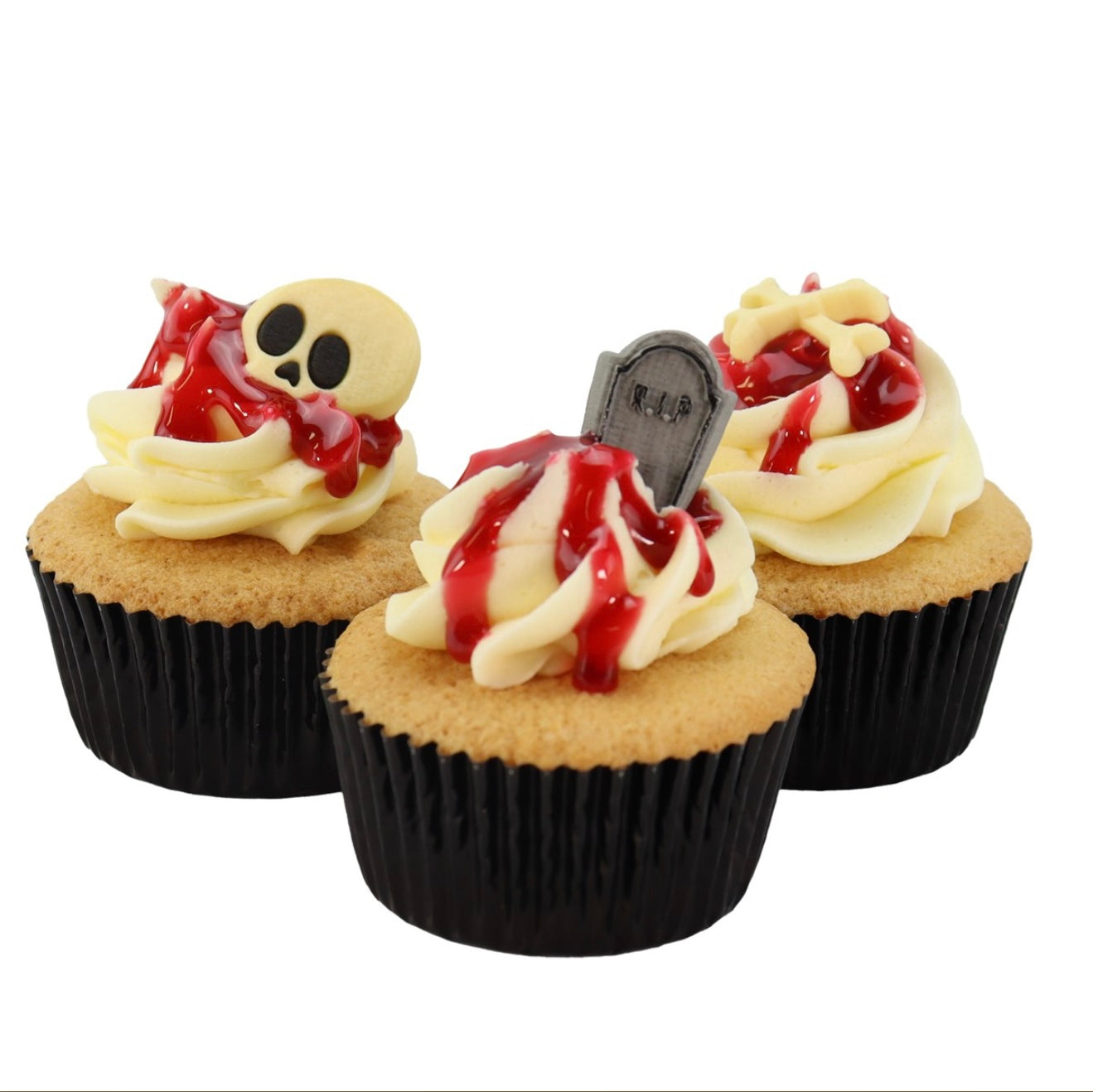 PME Halloween Cupcake Deko Set gruseliger Friedhof