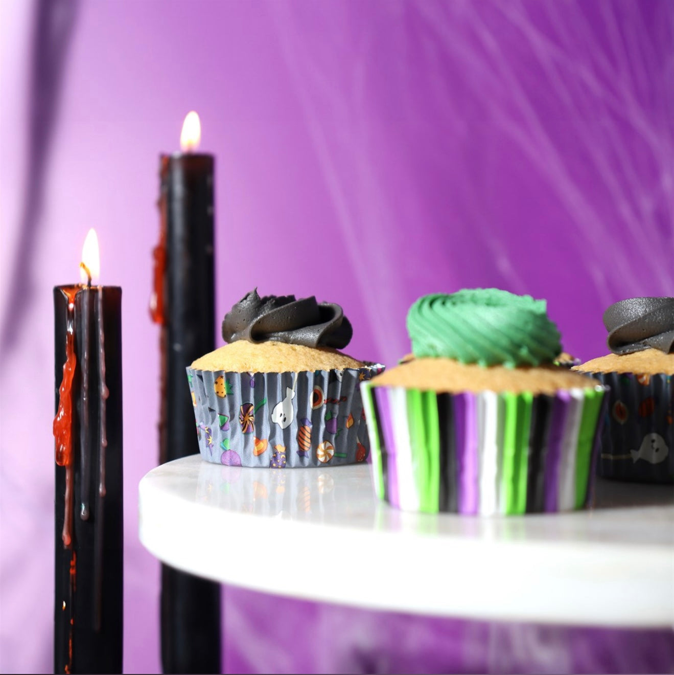 PME Halloween folienbeschichtete Cupcake Förmchen „Trick or Sweet“