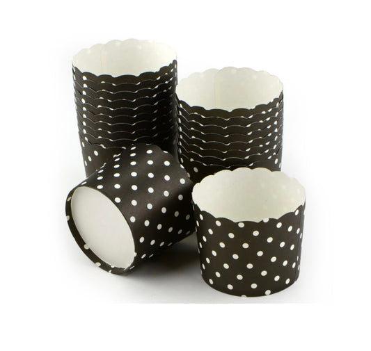 Cake Masters Cupcake Cups schwarz Polkadot 20 Stk