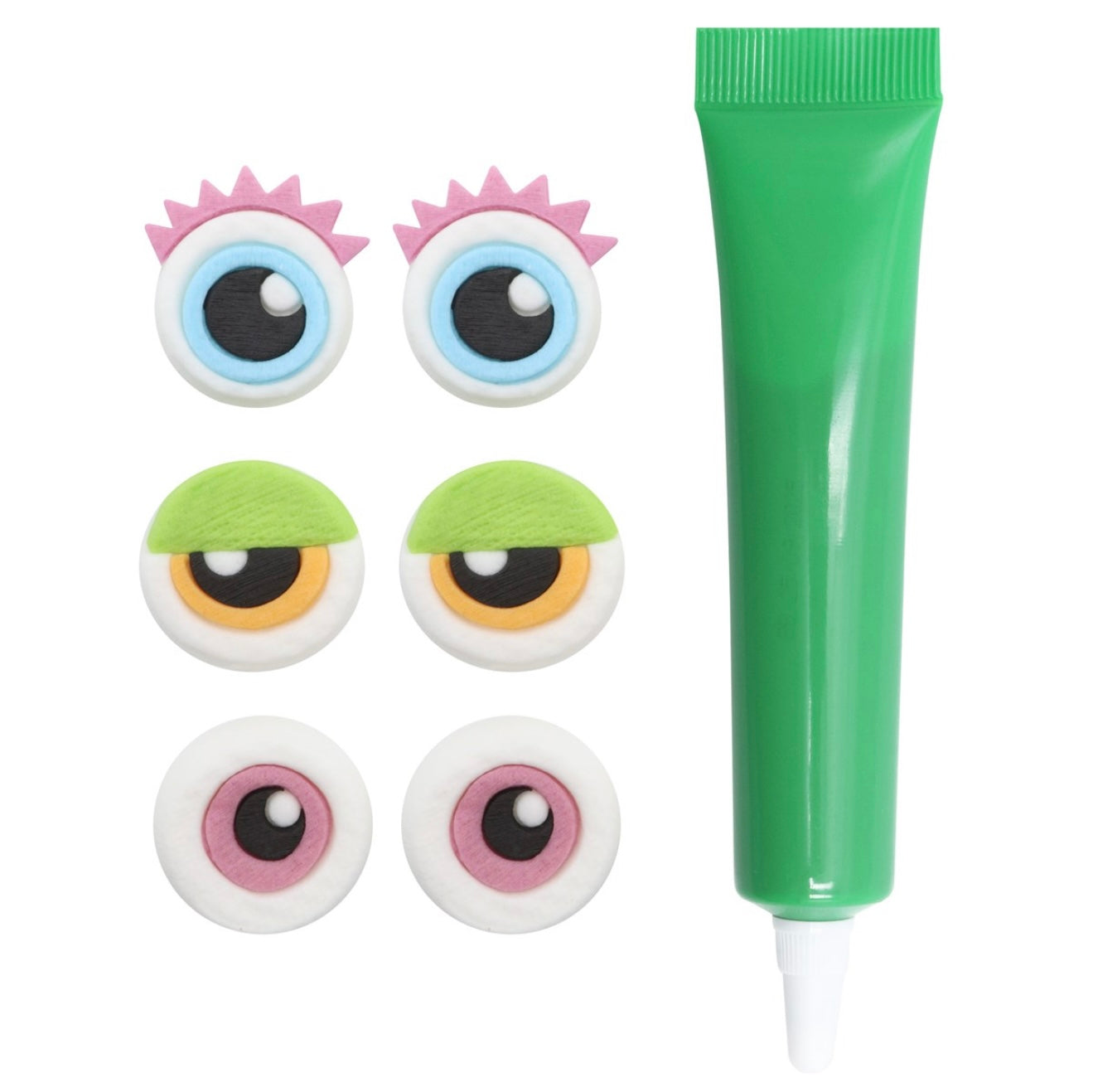 PME Halloween Cupcake Deko Set Schleimmonster Augen
