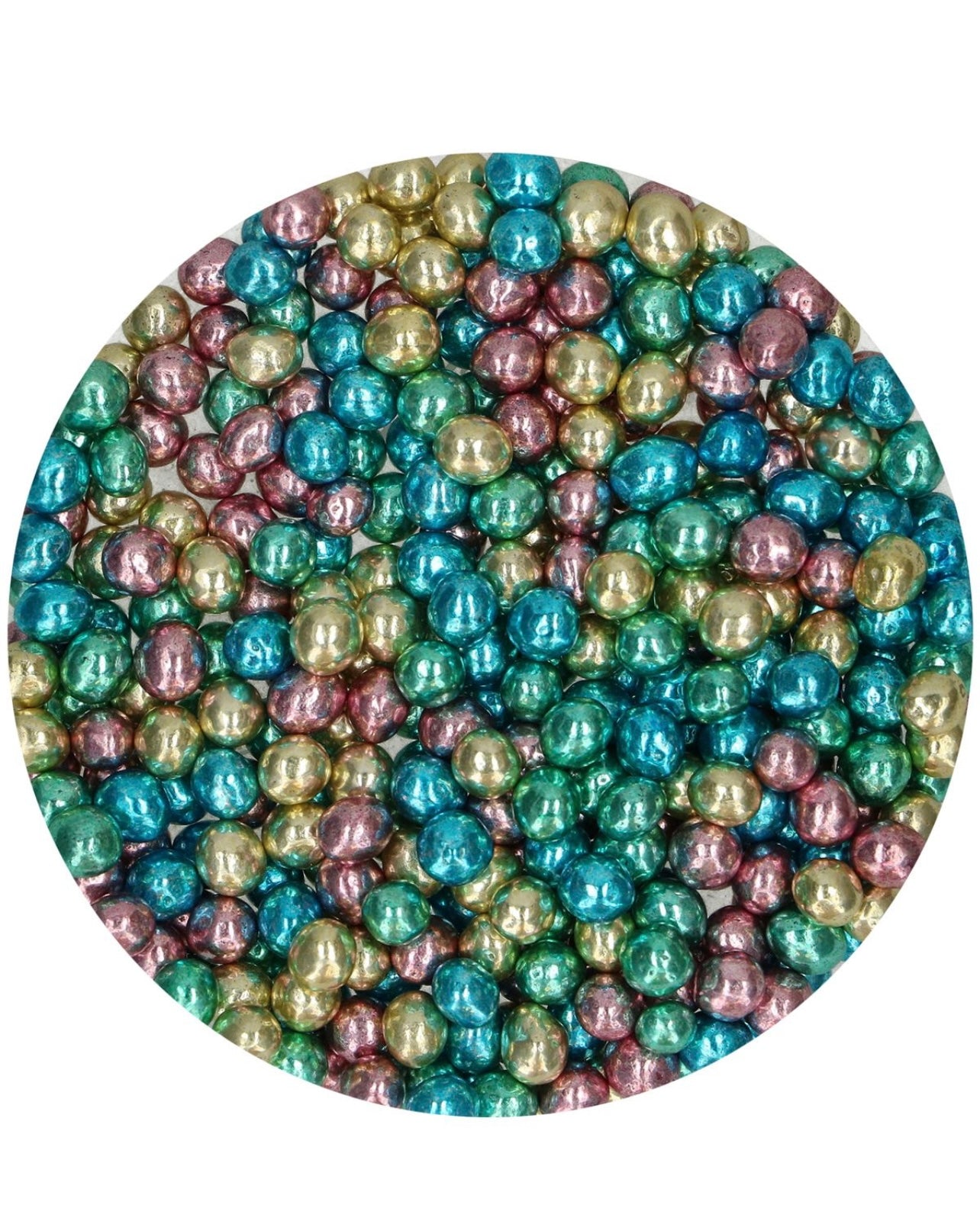 Funcakes Choco Crispy Balls Metallic Harlequinn 60 g