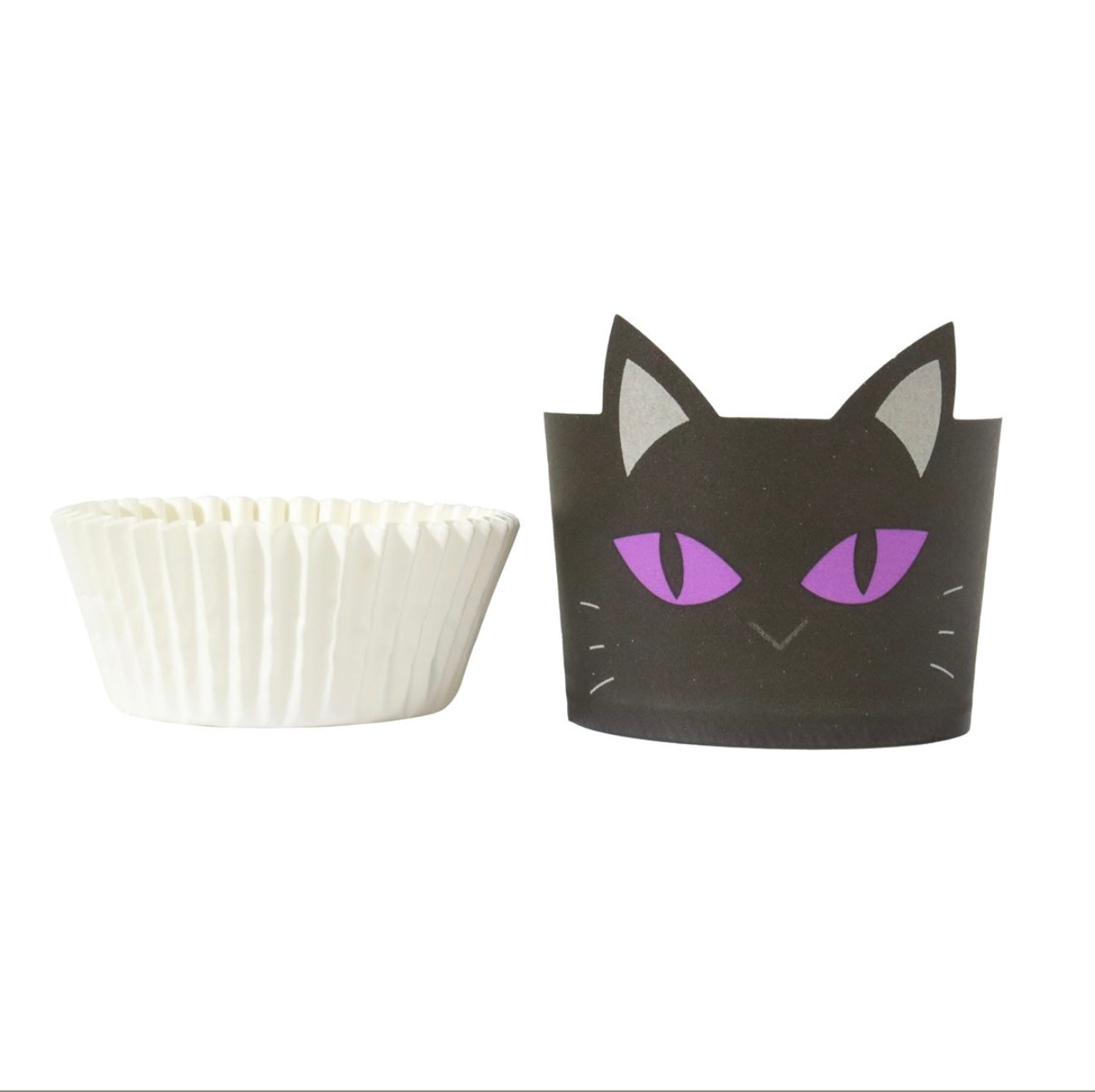 PME Halloween Cupcake Förmchen „Schwarze Katze“