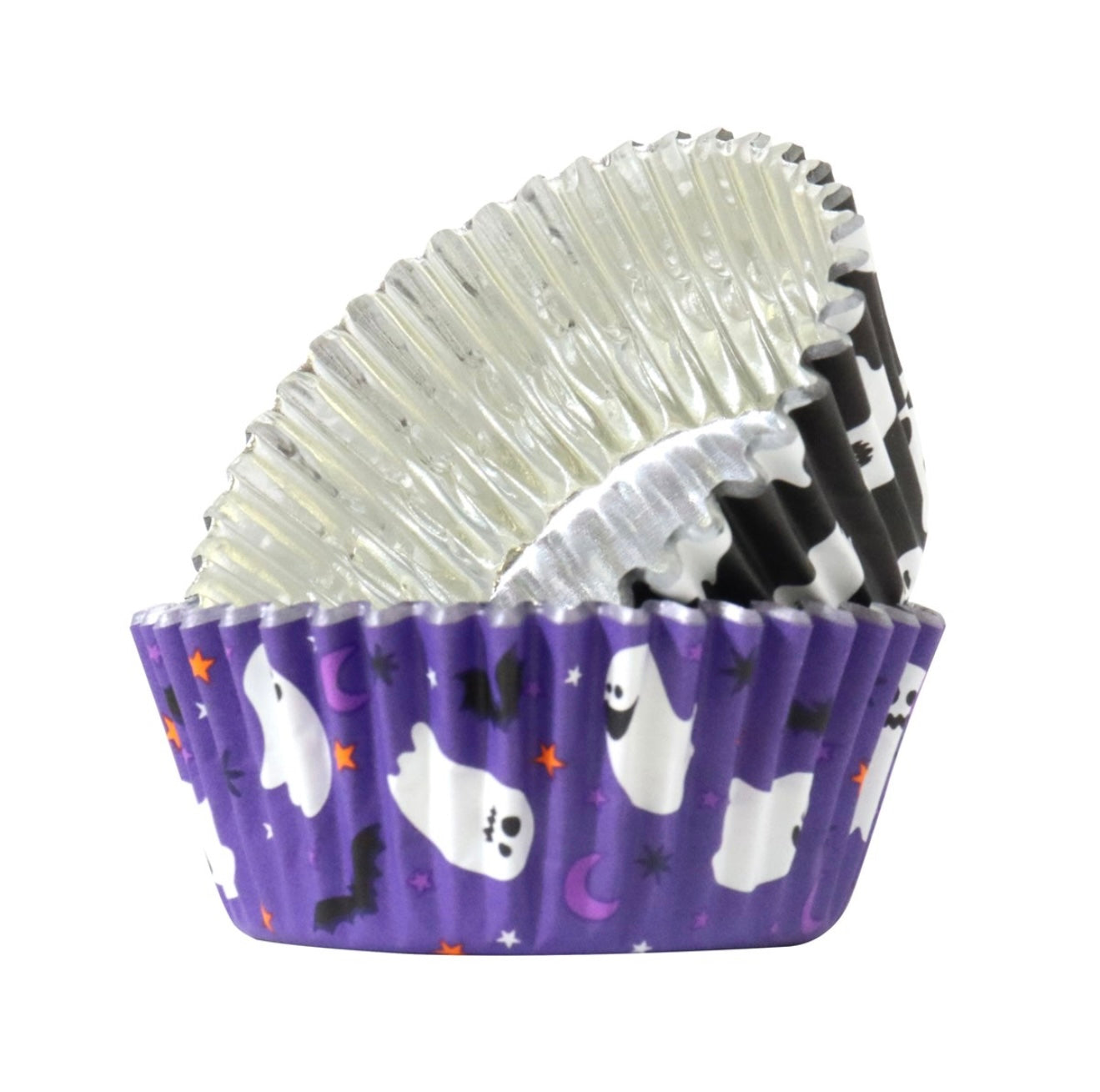 PME Halloween folienbeschichtete Cupcake Förmchen „Spukende Geister“