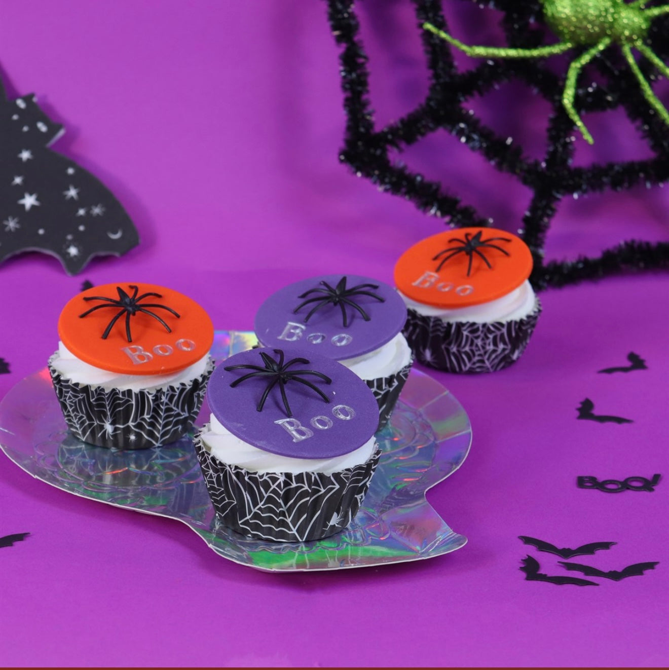 PME Halloween folienbeschichte Cupcake Förmchen