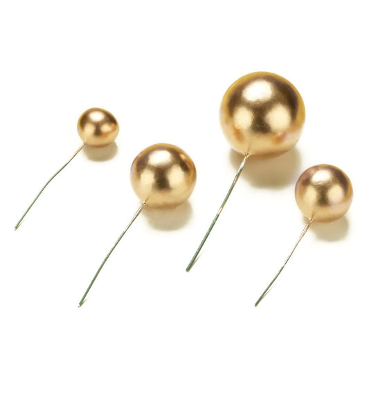 Cake Masters Ball/Bubbles Topper gold