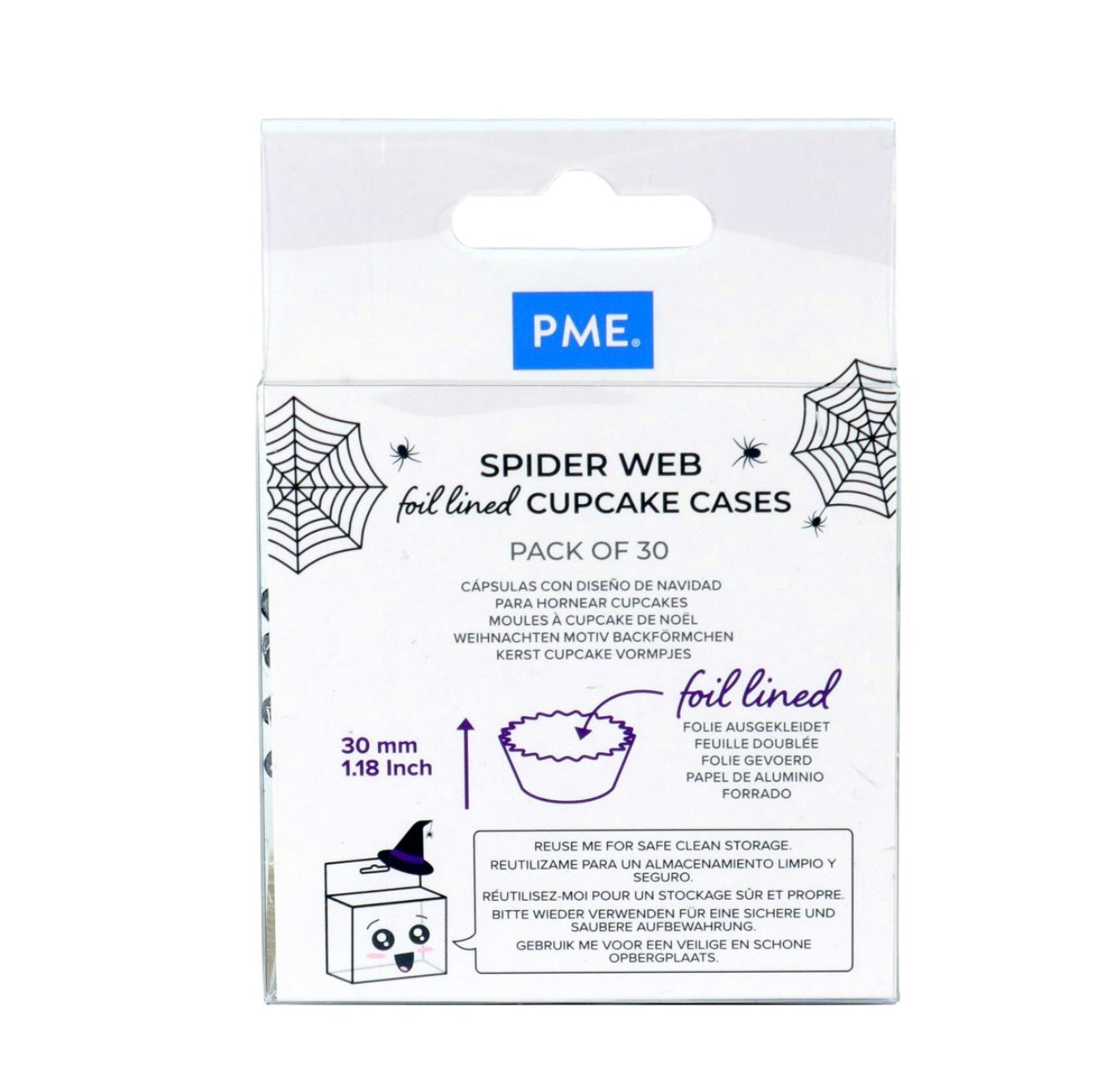 PME Halloween folienbeschichte Cupcake Förmchen