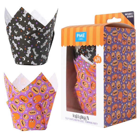 PME Halloween Tulpen Muffin Förmchen „Pumpkin Party“