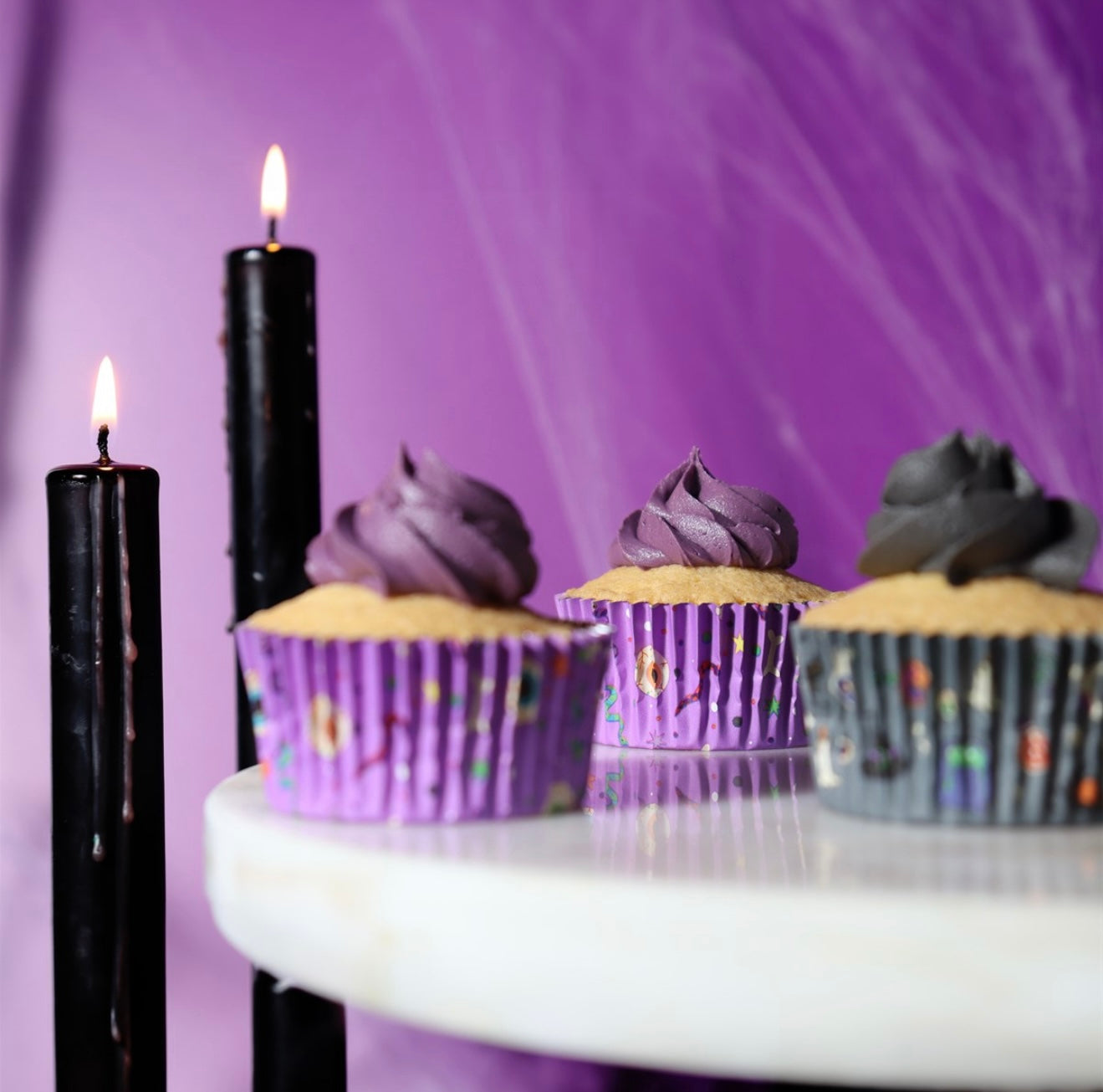 PME Halloween folienbeschichtete Cupcake Förmchen „Böse Hexe“