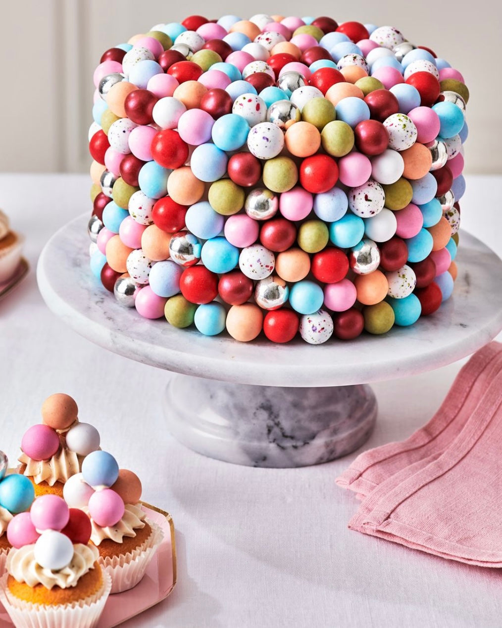 Funcakes Choco Crispy Balls Metallic Silver 130 g