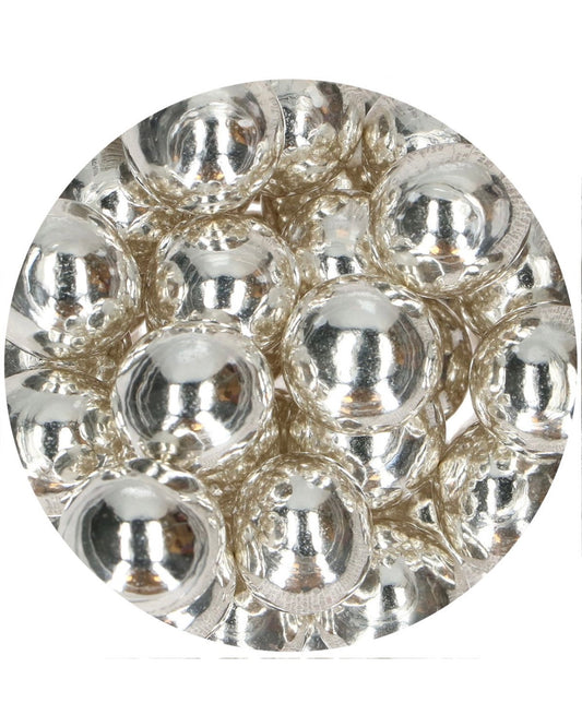Funcakes Choco Crispy Balls Metallic Silver 130 g