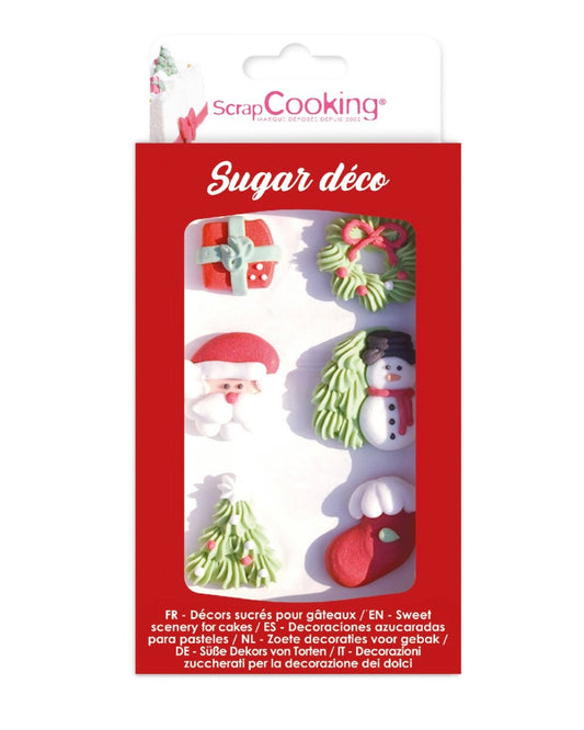 Scrapcooking Zucker Dekoration Weihnachten 6 Stk