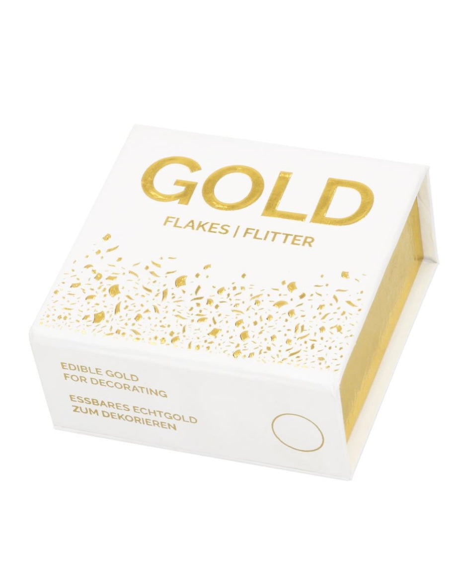 Cake-Masters Mini Flacon Flitter grob gold