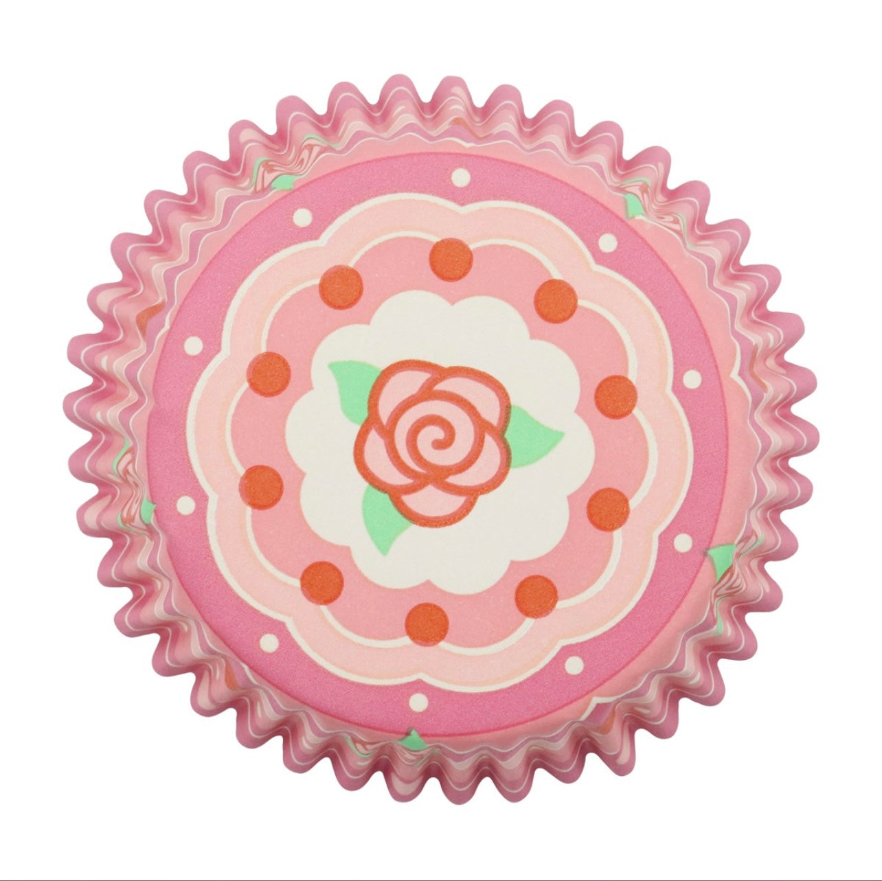 PME Vintage folienbeschichtete Cupcake Backförmchen Vintage Rosen 30 Stk