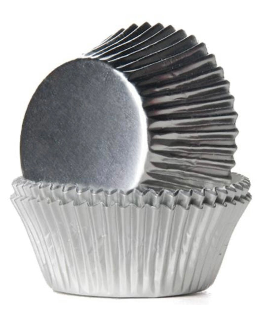 Cupcakes Förmchen metallic silber