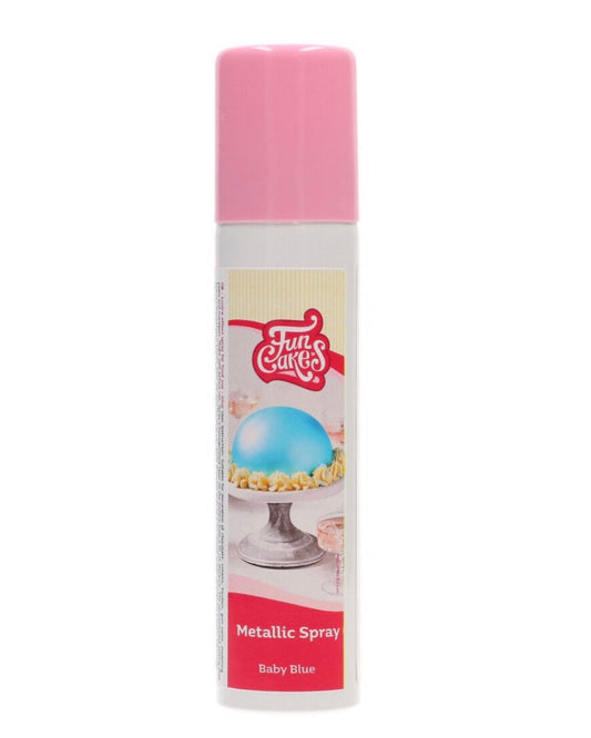 Funcakes metallic Spray babyblau