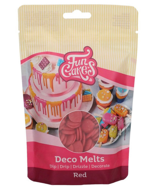 Funcakes Deco Melts rot 250 g