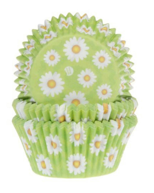 Cupcakes Papierbackförmchen Daisy 50 Stk