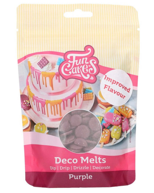 Funcakes Deco Melts lila 250 g