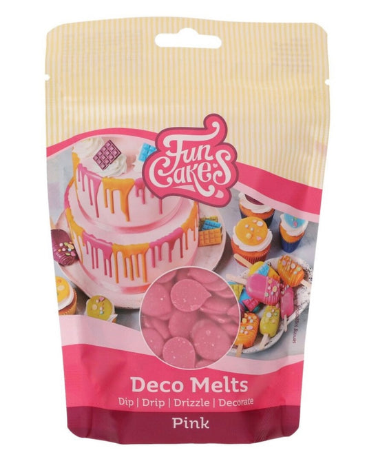 Funcakes Deco Melts pink 250 g